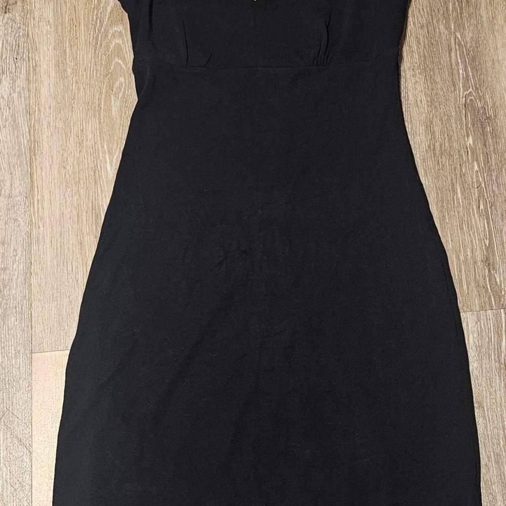 Express black lace strap mini dress size 3/4‎